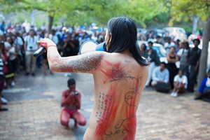 Rhodes Must Fall exhibition vandalised in UCT protest