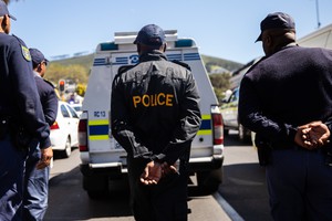 Police officers in Cape Town