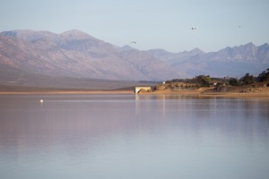 Voelvlei Dam during a severe drought in the Western Cape.