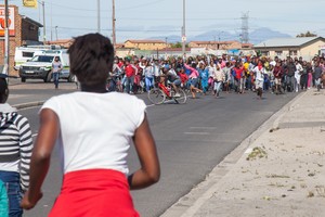 Photo of Langa protest