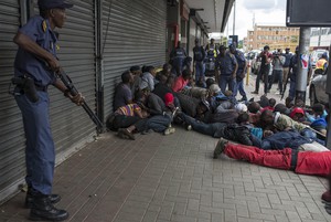 Xenophobic violence in Pretoria