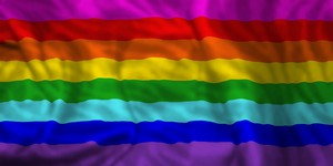Image of rainbow flag