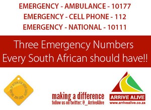 Photo of emergency numbers