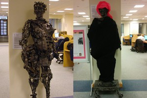Photos of Saartjie Baartman sculpture, before and after