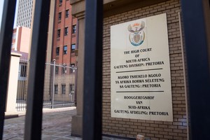 Photo of entrance to Pretoria court