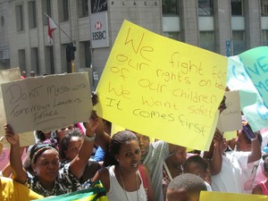 Photo of protestors