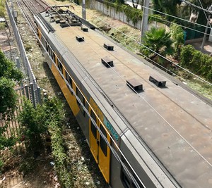 Train at Rondebosch Station