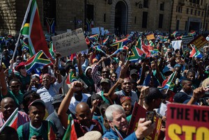 Photo of anti-Zuma protest