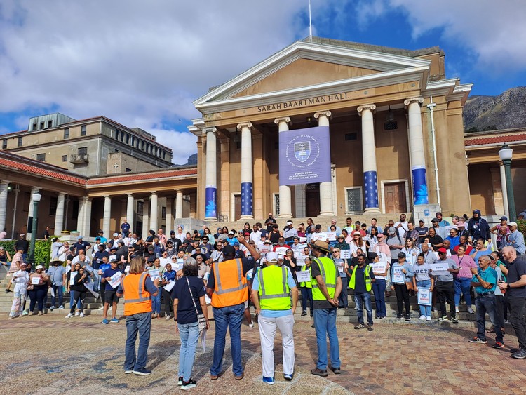 Photo of UCT strike