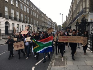 Photo of protest in London