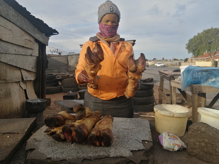 Meat vendor in Port Elizabeth
