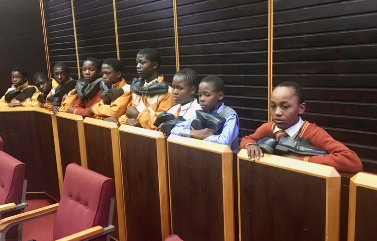 Photo of children in court