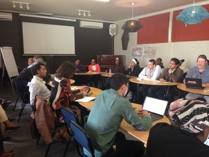 Photo of R2K access to communication meeting.
