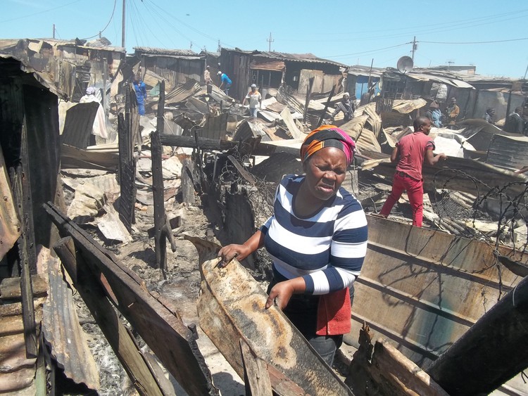 Photo of Khayelitsha fire