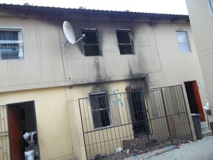 Photo of torched flat